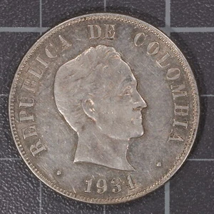 1934 50 Centavos Colombia - Picture 1 of 2