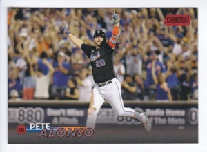 2023 Topps Stadium Club #145 PETE ALONSO New York Mets RED FOIL Parallel - Picture 1 of 2