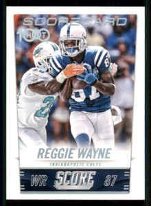 2014 Score Scorecard #273 Reggie Wayne H100 - Picture 1 of 2