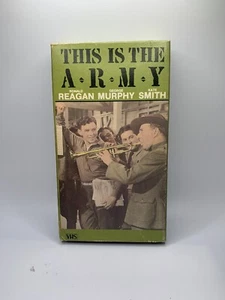 This is the Army - VHS Video Tape - Ronald Regan Brown Lid Rare Release - Picture 1 of 7