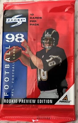 2 x 1998 Score Hobby Rookie Preview Edition Factory Sealed Pack Manning Moss - Image 1 of 3