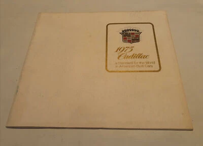 Cadillac 1975 28 páginas folleto de venta de autos catálogo Eldorado Fleetwood Deville bonito Foto 1 de 3