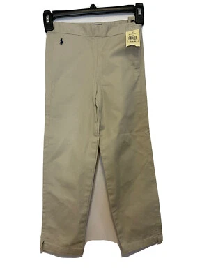  Pantalones Ralph Lauren caqui para niñas talla 6 cremallera lateral Foto 1 de 3