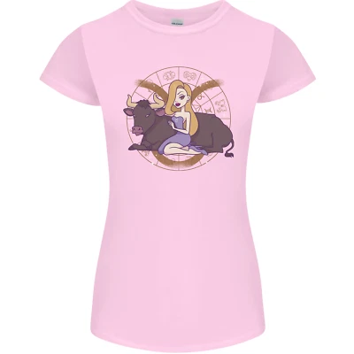 Camiseta Tauro Signo Estrella Zodiaco Astrológico Mujer Corte Pequeño Foto 1 de 4