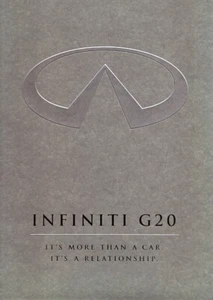 Catálogo folleto de ventas Infiniti G20 1993,5 EE. UU. 93 1/2 G Nissan Primera - Imagen 1 de 1