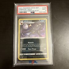 Umbreon SWSH129 PSA 9 MINT Black Star Promo Cosmos Holo Graded Pokemon Card