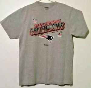 New England Patriots 2011 AFC Champion T-Shirt Size Large - Picture 1 of 3