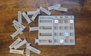 Warhammer, MESBG Lord of the Rings, Wounds Might Will Fate, *Name Plates - Picture 1 of 2
