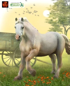 Figura modelo caballo semental American Cream Draft de CollectA 88846 totalmente nueva - Imagen 1 de 7