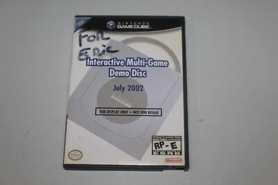 Nintendo GameCube Interactive Multi-Game Demo Disc Version: July 2002 NFS - Image 1 of 4