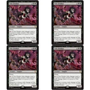 4 x Bein Drinker Casi nuevo Commander 2017 Magic The Gathering Negro - Vampiro Raro - Imagen 1 de 1