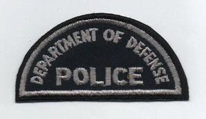Department Of Defense Police Uniform Patch, Vers. 2, Starched Cloth Back, Mint - Picture 1 of 2