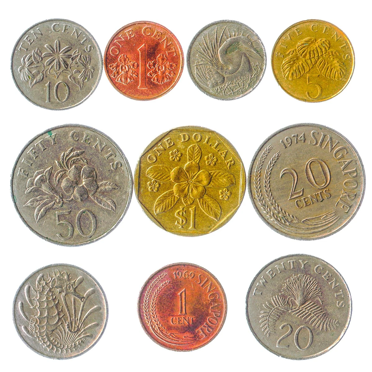 Circulated 1967 Singapore Coins for sale | eBay