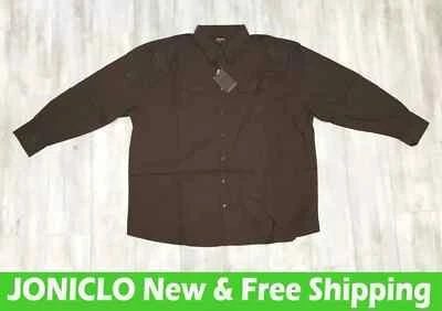 Men's Shirt New With Tag  100% Cotton Embodied  Knockout 1626 Brown - Image 1 of 4