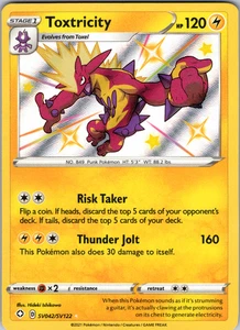 Toxtricity SV042/SV122 SWSH: Shining Fates Shiny Vault - NM - Picture 1 of 2