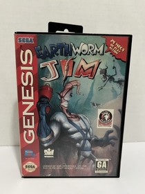 Earthworm Jim Sega Genesis Tested & Working (Read Description)