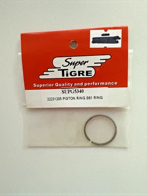 SUPER TIGRE 22231205 PISTON RING S61 RING NEW OLD STOCK - Image 1 of 2