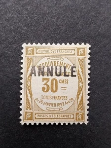 France Timbre taxe Recouvrement Cours d'instruction N° 46-CI 1 neuf ** voir scan - Picture 1 of 2