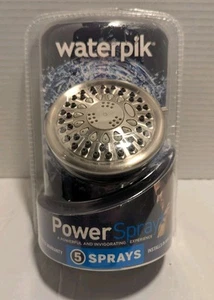 WaterPik 5 Spray Plus TAV-529E Showerhead Brushed Nickel. NEW - Picture 1 of 5