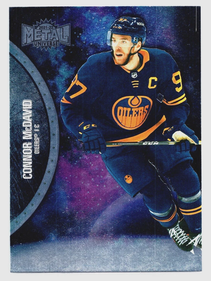 2021-22 Skybox Metal Universe Base Connor McDavid Edmonton Oilers! #1 - Image 1 of 2