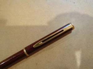 Vintage Waterman Kugelschreiber Burgund & Goldrand - Bild 1 von 4