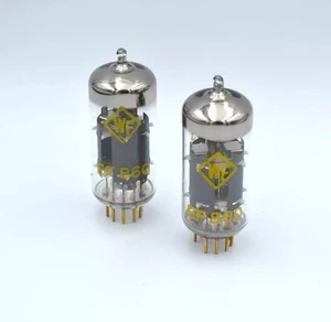 2 piezas. LOTE TUBOS DE VACÍO EF860 WF RFT NUEVOS PINES DORADOS = EF800 EF80 - Imagen 1 de 3