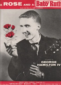 Original Noten - George Hamilton IV - Rose And Baby Ruth - 1956 - Near Mint - Bild 1 von 4