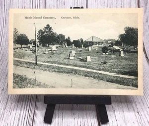 Creston OH Ohio ~ cimitero tumulo d'acero ~ tombe di lapidi - Foto 1 di 4