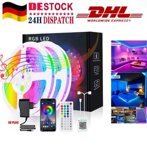 LED Stripe RGB Leiste Streifen 5050 Band Wasserdicht IP65 Lichterkette für Haus - Bild 1 von 12