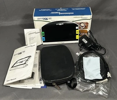 Amigo HD Enhanced Vision Magnifier Color 7" Handheld Reading-Aid AMHC1E7A READ! - Image 1 of 4