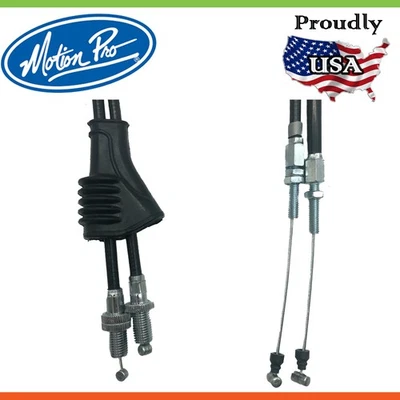 Nuevo * Motion Pro * Juego de cables de acelerador push-pull para adaptarse a YAMAHA XT500 500cc Foto 1 de 4