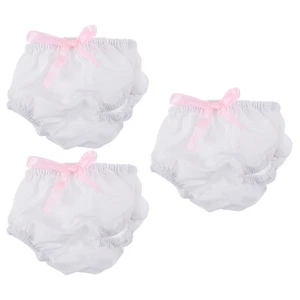  3 Pcs Baby Panties Shorts Cloth Diapers for Babies Newborn Babydoll Accessories - Picture 1 of 12