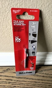 Milwaukee Tool 48-20-8991 3/16 In. Tile And Natural Stone Bit - Bild 1 von 2