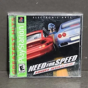 Need For Speed High Stakes Sony PlayStation 1 PS1 Greatest Hits Refurbished - Picture 1 of 5