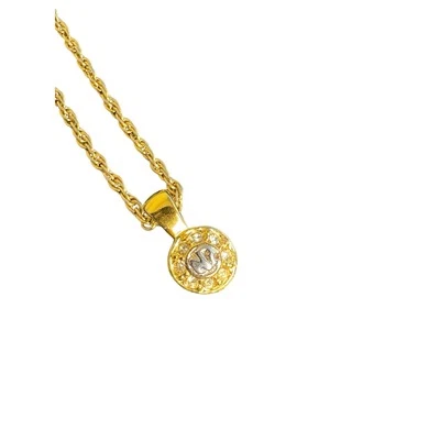 Collar colgante con logotipo de cristal de Nina Ricci Foto 1 de 3