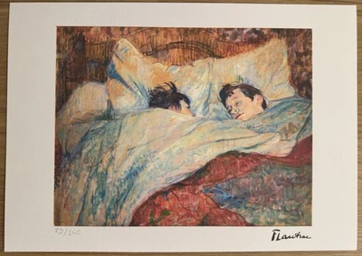Henri de Toulouse-Lautrec Lithografie Limitierte Auflage Signiert & Nummeriert - Bild 1 von 4