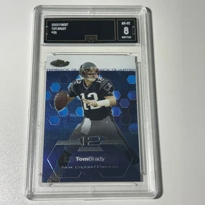 2003 Topps Finest Tom Brady #35 GMA 8 NM-MT Patriots - Bild 1 von 2