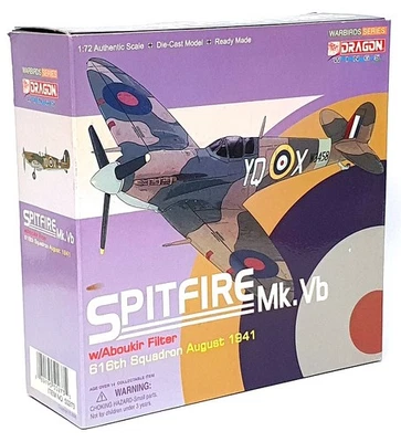 Dragon Wings 1/72 Scale 50273 - Spitfire Mk. Vb w/Aboukir Filter 616th Sq. 1941 - Image 1 of 4
