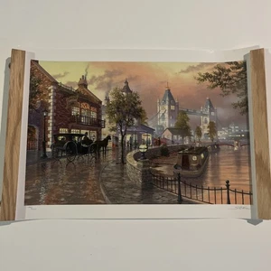LONDON FOG Signed Limited Edition Seriolithograph by Kenneth Shotwell 1185/2250 - Picture 1 of 10
