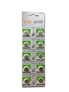 12 BATTERIE PILE ALCALINE A BOTTONE - AG7 - 1,5v PILE LR927, 395 (non 10) - Imagen 1 de 1