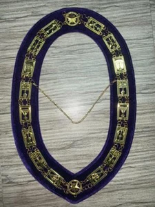 Royal And Select Chain Collar, Masonic Royal And Select Chain Collar, RSM Collar - Picture 1 of 2