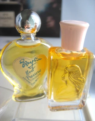 🎁2pc 1/4 oz PARFUM* Vintage White Shoulders Evyan Most Precious cologne perfume — 第 1/3 张图片