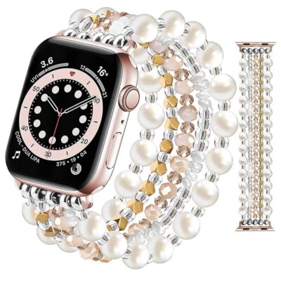 Correa de reloj elástica elástica para Apple iWatch Band Series 9 8 7 6 5 4 Foto 1 de 4