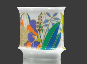 ROSENTHAL Studio Linie Porzellan Vase DESIGNVASE Entwurf Wolf Bauer signiert - Bild 1 von 13