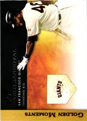 2012 Topps #GM-7 Pablo Sandoval Golden Moments - Image 1 of 2