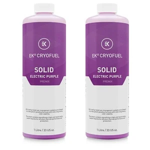 EKWB EK-CryoFuel Solid Premix PC Coolant, 1000mL, Electric Purple, 2-pack - Afbeelding 1 van 6
