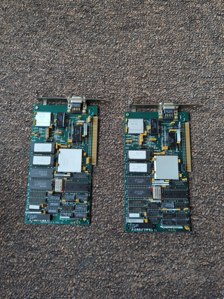 IBM 39f8370 16/4 8 BIT ISA TOKEN RING ADAPTER X 2 For Parts - Image 1 of 4