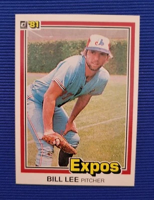 1981 DONRUSS #211 BILL LEE MONTREAL EXPOS NM-MT or BETTER 1973 AS 119 WINS - Image 1 of 2