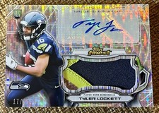 2015 Topps Finest Tyler Lockett RPA Pulsar Refractor Auto 17/35 RC Rookie Patch