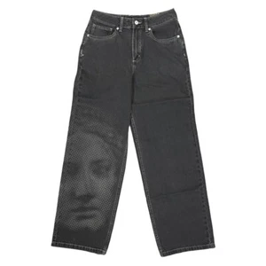 Pantalones de charco Vans para mujer Sirelle gráficos lavados negros talla 26 - Imagen 1 de 2